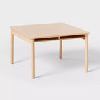Ensemble de 2 chaises et table d'activités pour enfants en bois naturel - Pillowfort™