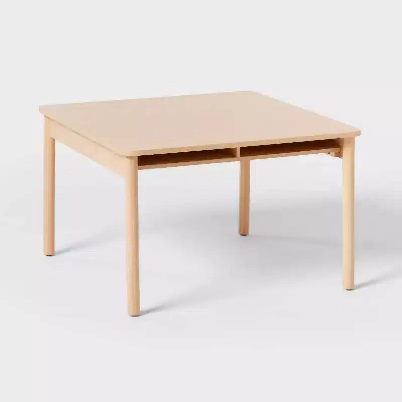 Ensemble de 2 chaises et table d'activités pour enfants en bois naturel - Pillowfort™