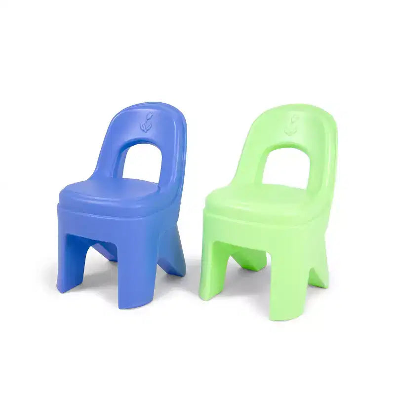 Table et chaises Simplay3 Play Around pour enfants : table en plastique, aucun assemblage requis, ensemble 3 pièces