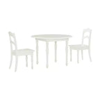 Londyn Modern Solid Wood Vanilla Finish Kids' Table and 2 Chairs Set - Powell