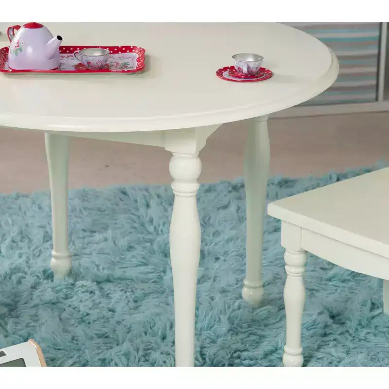 Ensemble table et 2 chaises pour enfants Londyn Modern en bois massif finition vanille - Powell