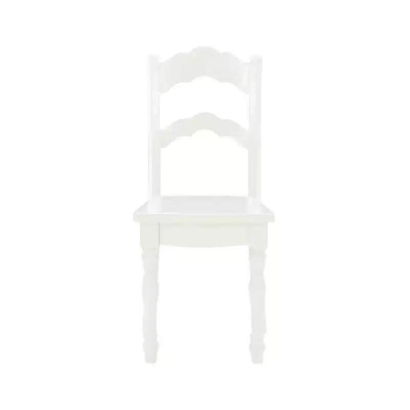 Ensemble table et 2 chaises pour enfants Londyn Modern en bois massif finition vanille - Powell