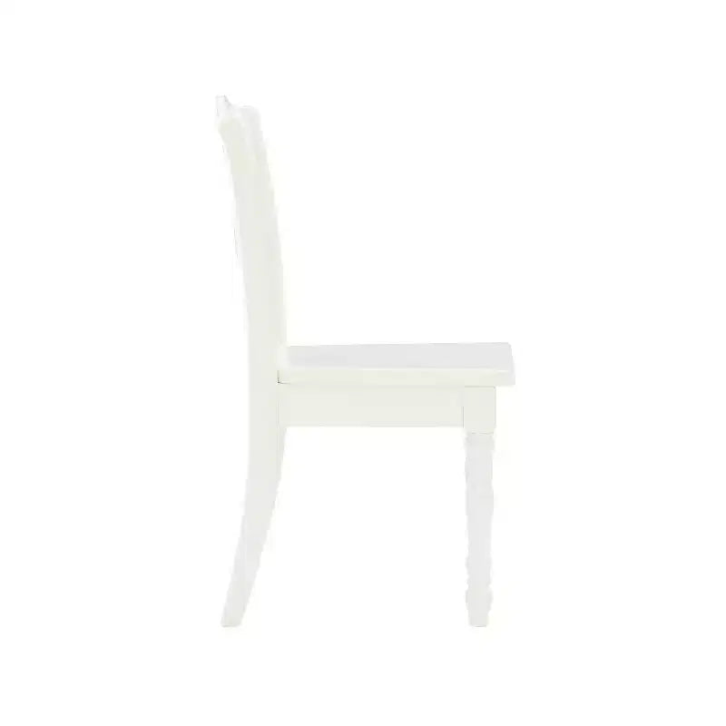 Ensemble table et 2 chaises pour enfants Londyn Modern en bois massif finition vanille - Powell