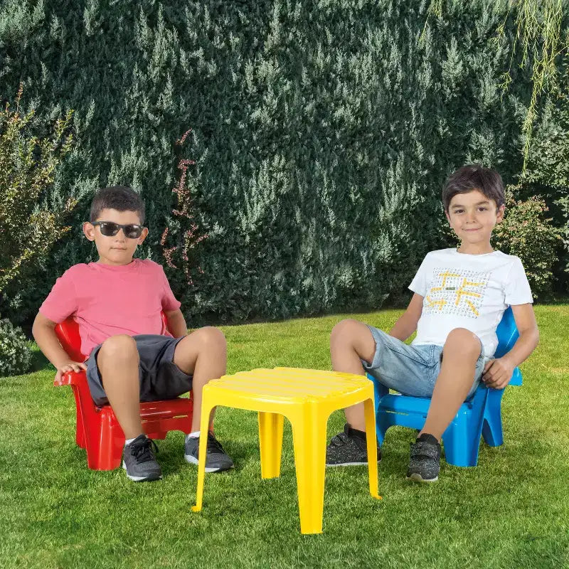 Dolu Toys – Ensemble table et chaises en plastique pour enfants