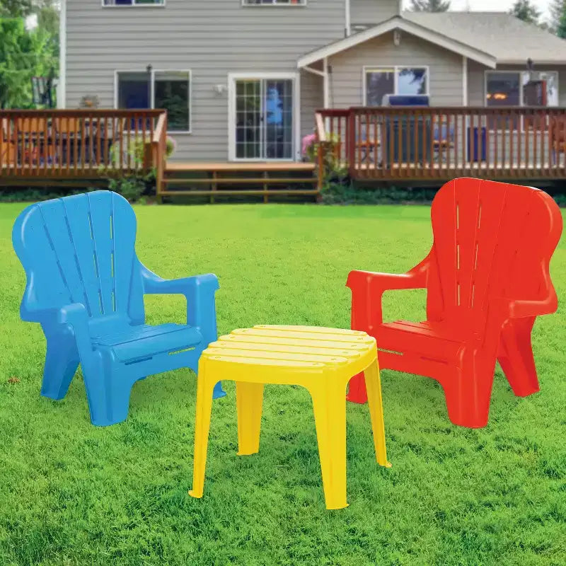 Dolu Toys – Ensemble table et chaises en plastique pour enfants