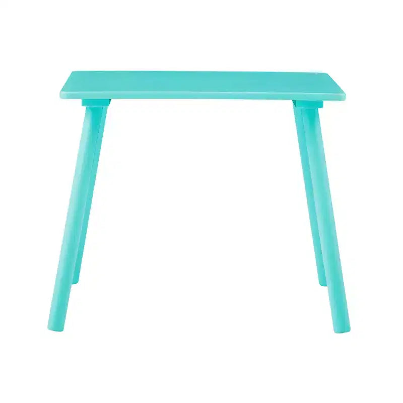 Ensemble table et chaises pour enfants VECELO, table carrée design Windsor avec 2 chaises, convient aux jeux et activités des enfants, vert