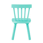 Ensemble table et chaises pour enfants VECELO, table carrée design Windsor avec 2 chaises, convient aux jeux et activités des enfants, vert
