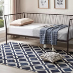 Bronze Metal Daybed Frame for Approx. 97 × 191 cm Mattress