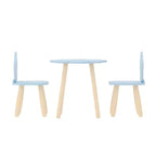 Ensemble table et chaises 3 pièces nuage en bois pour enfants Buzz & Bloom