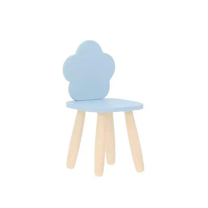 Ensemble table et chaises 3 pièces nuage en bois pour enfants Buzz & Bloom
