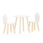 Ensemble table et chaises 3 pièces nuage en bois pour enfants Buzz & Bloom