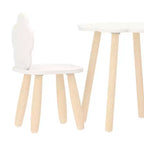 Ensemble table et chaises 3 pièces nuage en bois pour enfants Buzz & Bloom