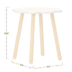 Ensemble table et chaises 3 pièces nuage en bois pour enfants Buzz & Bloom