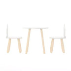 Ensemble table et chaises 3 pièces nuage en bois pour enfants Buzz & Bloom
