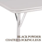 Chaises et table pliantes en métal, chaises pliantes rembourrées en cuir avec coussin confortable, ensemble table et chaises rembourrées pour manger, lire, jouer