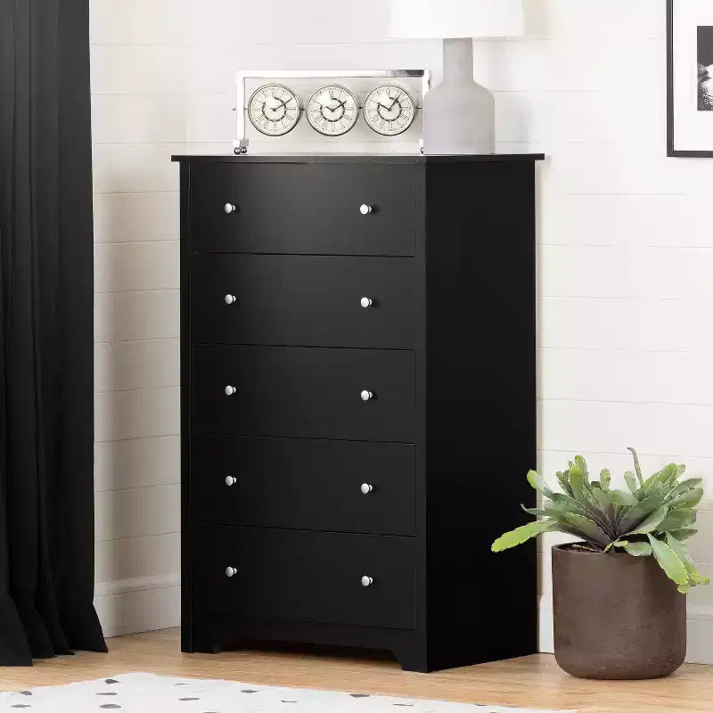 HomeStock Commode 5 tiroirs Vito