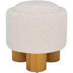 Ottoman - Ivory/Natural