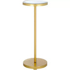 Round Side Table - Gold/Mirror