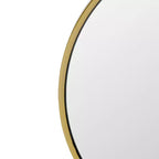 Table d'appoint ronde - Or/Miroir