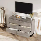 Commode à 6 tiroirs - Rangement polyvalent pour toutes les pièces