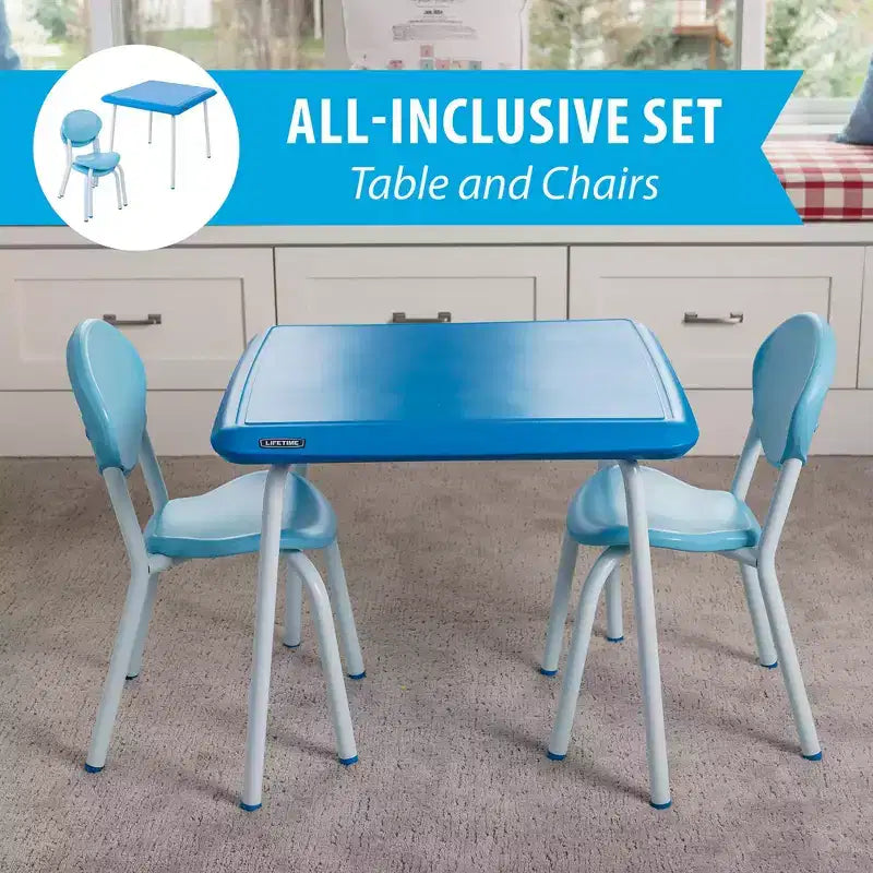 Ensemble table et chaises pour enfants Lifetime, bleu (81037)