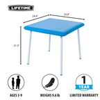 Ensemble table et chaises pour enfants Lifetime, bleu (81037)