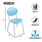 Ensemble table et chaises pour enfants Lifetime, bleu (81037)