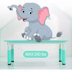 Ensemble de 47 tables et 6 chaises réglables en hauteur pour tout-petits avec pieds de table antidérapants et plateau de table graffitis pour organisateur
