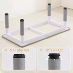 Ensemble de 47 tables et 6 chaises réglables en hauteur pour tout-petits avec pieds de table antidérapants et plateau de table graffitis pour organisateur