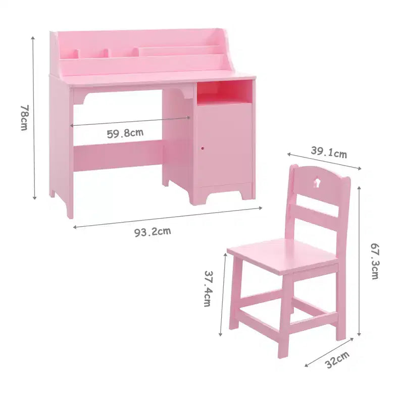 Bureau d'étude pour enfants, Meuble de rangement, Table d'écriture d'étude en bois pour enfants, Poste de travail informatique pour chambre d'enfant et salle d'étude