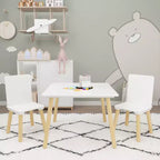 Ensemble table et chaises pour enfants, ensemble de table et 2 chaises pour enfants pour la crèche et les salles de classe, mobilier de chambre d'enfant