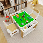 Ensemble de table et chaises pour enfants, table d'activités d'apprentissage moderne, table d'activités pour enfants avec plateau 2 en 1, mobilier de jeu pour jouer et dessiner