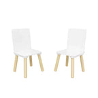 Toddler Table and Chair Set, Multifunctional Kids Desk and 2 Chair Set, Child-Safe Design Study Desk Toy Table Dining Table for Living Room Kids Room