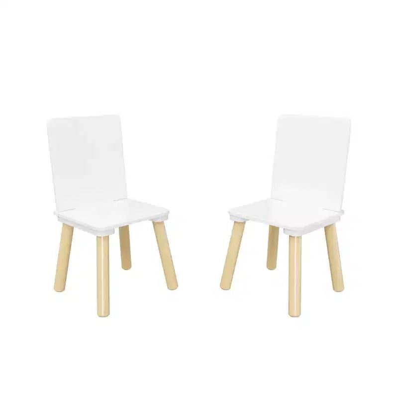 Toddler Table and Chair Set, Multifunctional Kids Desk and 2 Chair Set, Child-Safe Design Study Desk Toy Table Dining Table for Living Room Kids Room