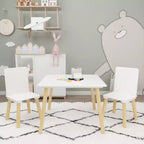 Ensemble table et chaises pour tout-petits, bureau multifonctionnel et 2 chaises pour enfants, table d'étude/jouet/repas au design sûr pour enfants pour salon et chambre d'enfants