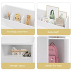 Bureau et chaise d'étude pour enfants GustoWave, Table d'étude pour enfants en bois, Ensembles bureau et chaise pour enfants avec étagère et armoire de rangement pour enfants de 3 à 12 ans