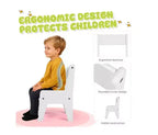 Ensemble bureau et chaise d'étude pour enfants Karl Home en MDF avec 2 compartiments de rangement