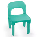 Ensemble table et 2 chaises Dolu pour enfants, mobilier de jeu en plastique taille bambin pour les 2 ans et plus