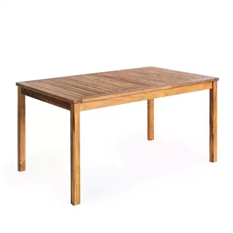 Table d'extérieur et banc de 91 cm Guidecraft Acadia pour enfants : bureau d'activités en bois d'acacia avec 2 bancs pour salle de classe extérieure, jardin, patio et arrière-cour