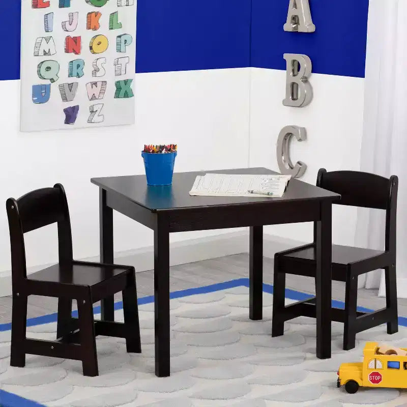 Table MySize Delta Children avec 2 chaises