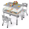 Kinder King Kids Table and Chair Set, Children Lego Table Play Activity Desk for Drawing
