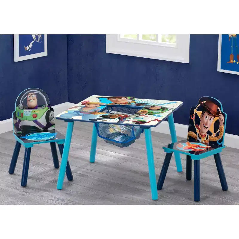 Ensemble table et 2 chaises La Reine des Neiges de Delta Children avec rangement