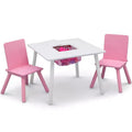 Delta Children Kids Table and 2 Chair Set with Storage