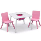 Delta Children Kids Table and 2 Chair Set with Storage