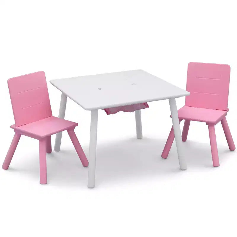 Ensemble Table et 2 Chaises pour Enfants Delta Children avec Rangement