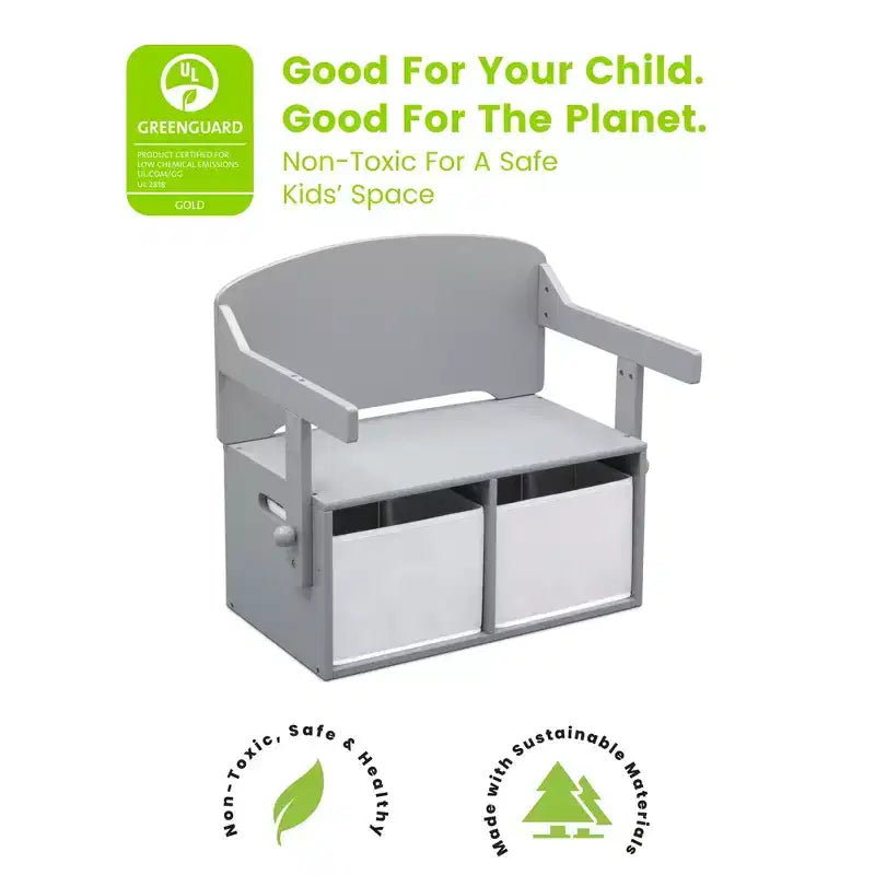 Banc d'activités convertible 3-en-1 MySize de Delta Children