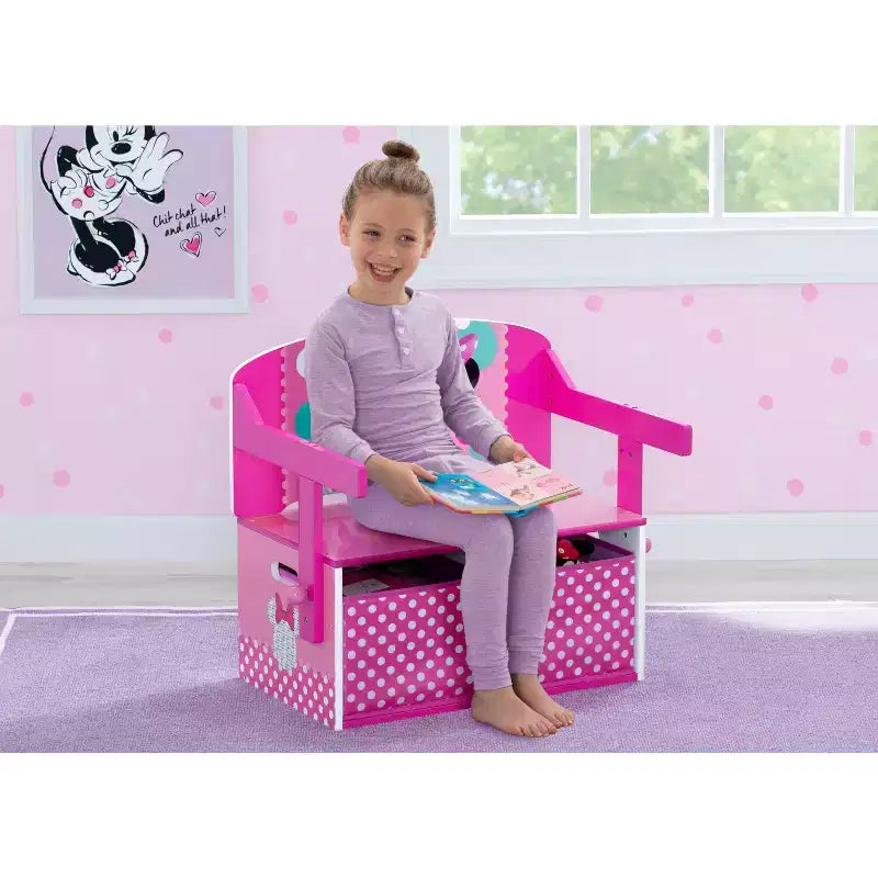 Banc d'activités 3 en 1 Minnie Mouse de Delta Children
