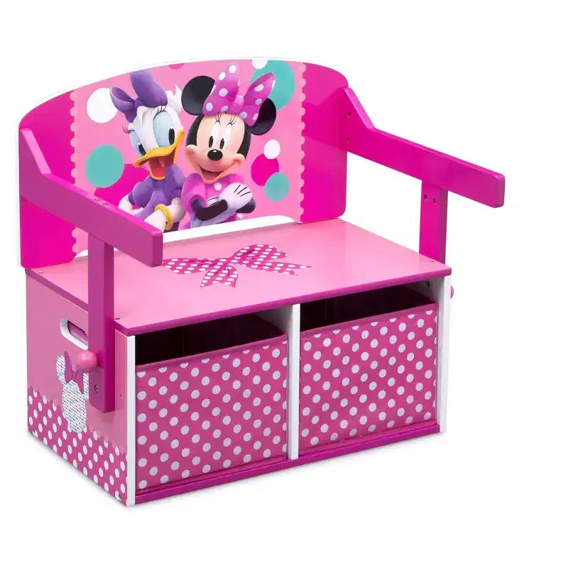 Banc d'activités 3 en 1 Minnie Mouse de Delta Children