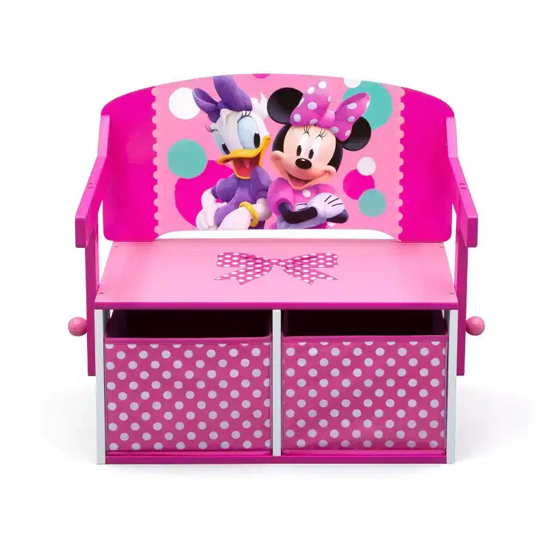 Banc d'activités 3 en 1 Minnie Mouse de Delta Children