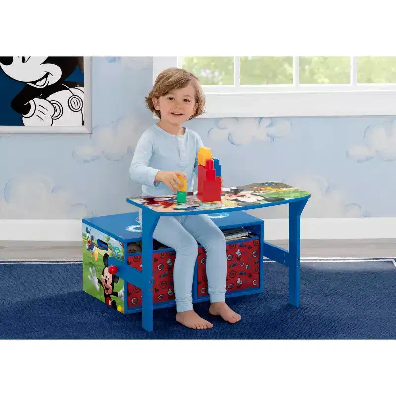 Delta Children Banc d'activités 3-en-1 Mickey Mouse